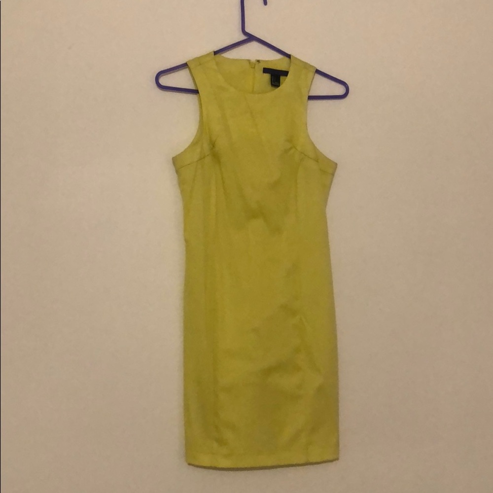 Neon yellow cute party dress!!